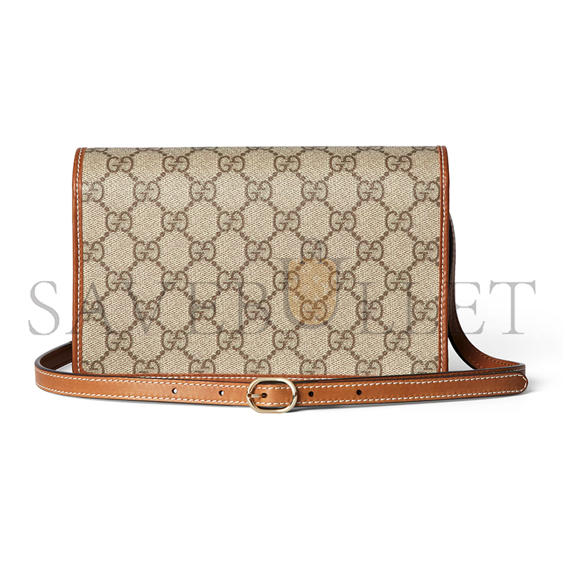 GUCCI GG EMBLEM SUPER MINI SHOULDER BAG 820688 (20*12.5*5cm) GUCCI GG EMBLEM SUPER MINI SHOULDER BAG 820688 (20*12.5*5cm)